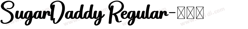 SugarDaddy Regular字体转换